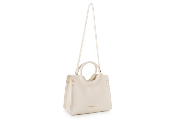 Vince Camuto Bolso Mujer Perugia Crema Cuero 100% Polivinilo
